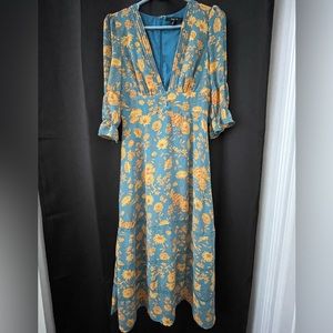 FOREVER 21 midi floral dress